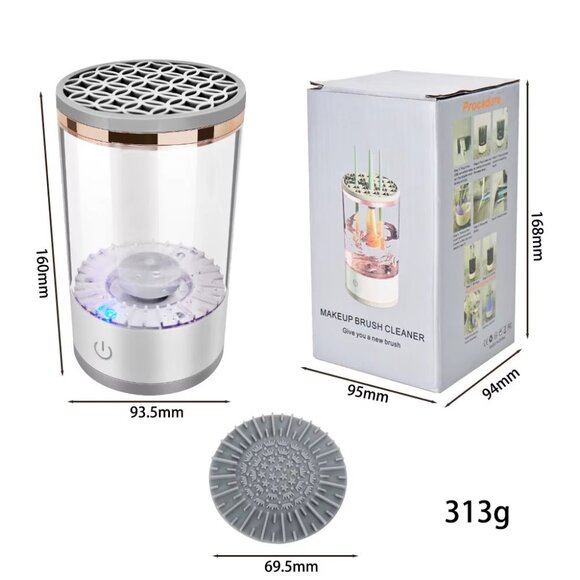 Multi-Functional Electric Makeup Brush Cleaner(1 Set) - Picture 9 of 13